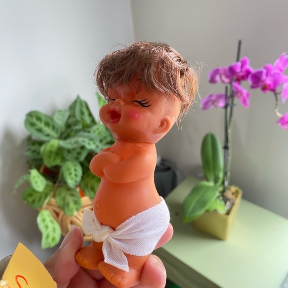 New Old Stock rubber moody dolls Chi-Teh made in Taiwan collectible 70s - Picture 3 of 9